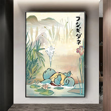 Load the image into the gallery viewer, buy Pokemon Poster Japanese Style Art Print