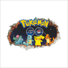 Cargue la imagen en el visor de la galería, compre pegatinas de pared con diferentes motivos de Pokémon