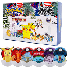 Lade das Bild in den Galerie-Viewer, Pokémon 6-teiliges Pokeball Weihnachts Set kaufen

