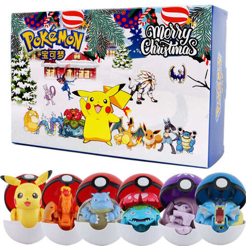 Pokémon 6-teiliges Pokeball Weihnachts Set kaufen