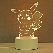 Chargez l'image dans la visionneuse de la galerie, achetez la lampe de nuit LED 3D Pokémon Pikachu