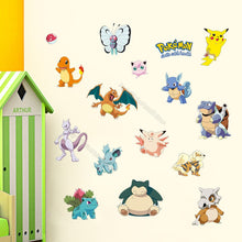 Cargue la imagen en el visor de la galería, compre pegatinas de pared con diferentes motivos de Pokémon