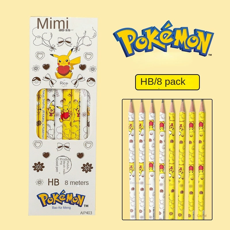 Pokemon Pikachu Bleistiftset 8 Stück kaufen