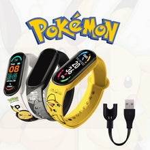Lade das Bild in den Galerie-Viewer, Pokémon Digitale LED Kinder Armbanduhr mit Ladefunktion kaufen
