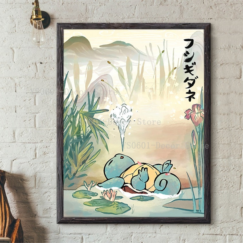Pokémon Poster Kunstdruck im japanischen Stil kaufen