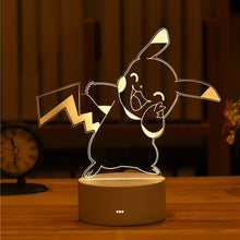 Carica l'immagine nel visualizzatore della galleria, acquista Pokémon Pikachu 3D LED Night Lamp