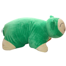 Load the image into the gallery viewer, buy Snorlax Relaxo Plush Pillow (approx. 45cm).