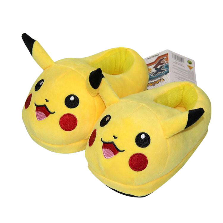 Warme Plüsch Pokemon Hausschuhe für Kinder (PikachuMotiv) kaufen