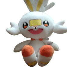 Load the image into the gallery viewer, buy XXL Hopplo Scorbunny plush doll (approx. 40cm).