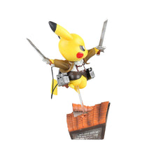 Load the image into the gallery viewer, buy Pikachu Cosplay Attack on Titan action figure