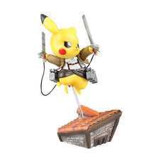 Load the image into the gallery viewer, buy Pikachu Cosplay Attack on Titan action figure