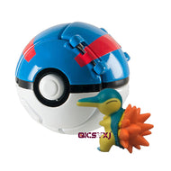 Buy pokeball with pokemon figure (many designs to choose from)