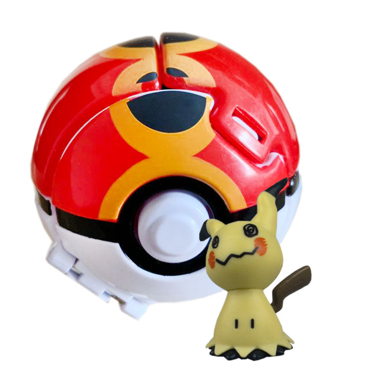 Juguete de Pokemon Throw 'n' Pop Pokeball Pikachu y Poke Ball/Cubone y  repetición de bola