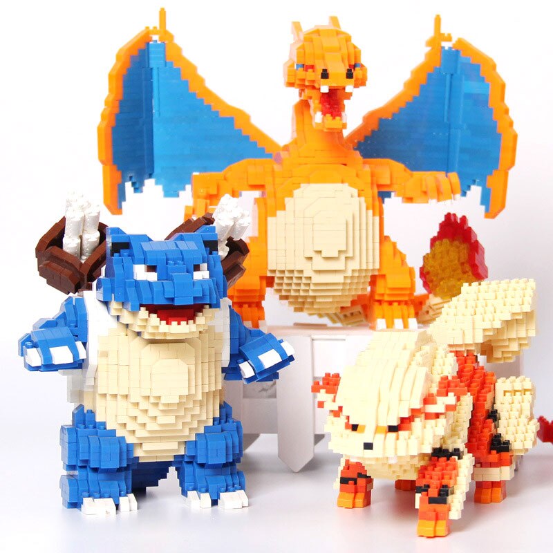 Relaxo, Pikachu, Charizard, Pikachu and others