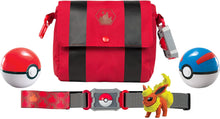 Load the picture into the gallery viewer, buy the Pokemon Trainer Set with belt, Pokeball, bag and figure