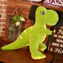 Cargue la imagen en el visor de la galería, compre una figura de peluche de dinosaurio T-Rex súper lindo de 45-90 cm