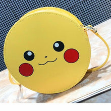 Carga la imagen en el visor de la galería, compra un pequeño bolso redondo de Pokemon con motivo de Pikachu
