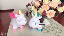 Cargue la imagen en el visor de la galería, compre divertidos unicornios de peluche hechos de felpa esponjosa