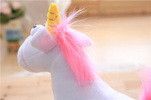 Cargue la imagen en el visor de la galería, compre divertidos unicornios de peluche hechos de felpa esponjosa