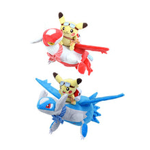 Load the picture into the gallery viewer, buy Pikachu & Latios / Latias plush Pokemon plush toy (approx. 25cm)