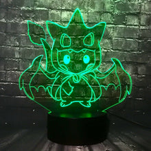 Load the picture into the gallery viewer, buy Pikachu Pokemon Cosplay 3D LED lamp with color changing