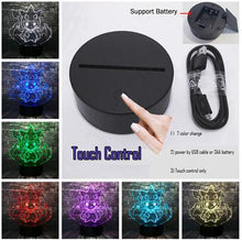 Load the picture into the gallery viewer, buy Pikachu Pokemon Cosplay 3D LED lamp with color changing
