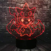 Load the picture into the gallery viewer, buy Pikachu Pokemon Cosplay 3D LED lamp with color changing