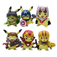Pikachu Cosplay Iron Man, Thor, Captain America, Hulk etc. Figuren (ca. 10cm) kaufen