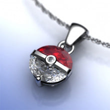 Load the picture into the gallery viewer, buy Pokemon Pokeball necklace with pendant