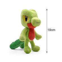 Cargue la imagen en el visor de la galería, compre el Pokémon de peluche Grovyle / Geckarbor (aproximadamente 19 cm / 33 cm)