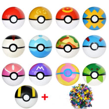 Cargue la imagen en el visor de la galería, compre Pokemon Ball Set 13 piezas Pokebolas con 24 figuras de Pokemon