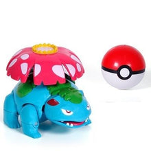 Load the picture into the gallery viewer, buy Pikachu, Mewtwo, Charizard, Bulbasaur or Turtok figure with Pokeball