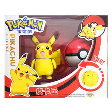 Lade das Bild in den Galerie-Viewer, Pokemon Pokeball Set mit Figur (Pikachu, Glurak, Bisaflor, Turtok, Garados) kaufen
