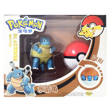 Carica l'immagine nel visualizzatore della galleria, acquista Pokemon Pokeball Set con Figure (Pikachu, Charizard, Bisaflor, Turtok, Gyarados)