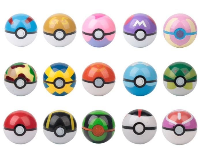 Pokeball Kollektion mit 15 Bällen und 15 Figuren kaufen