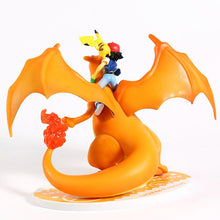 Load the picture into the gallery viewer, Buy Ash Ketchum & Charizard / Charizard Lizardon collectible figure Pokemon