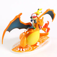 Load the picture into the gallery viewer, Buy Ash Ketchum & Charizard / Charizard Lizardon collectible figure Pokemon