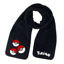 Load the image into the gallery viewer, buy Pokemon Pokeball Black Scarf