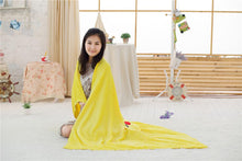Cargue la imagen en el visor de la galería, compre Pikachu Fluffy Pokemon Flannel Blanket / Pillow 120x160cm