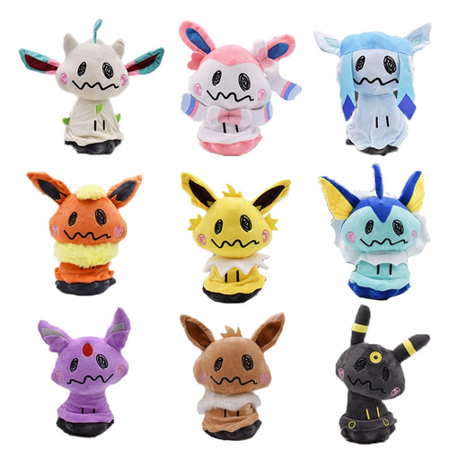 Anime Kawaii Q Leafeon Jolteon Vaporeon Flareon Espeon Umbreon Glaceon Plüsch Figuren kaufen