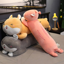 Cargue la imagen en el visor de la galería, compre un animal de peluche de hámster de dibujos animados de 80-130 cm o juguetes de peluche de gatos almohada formato XXL