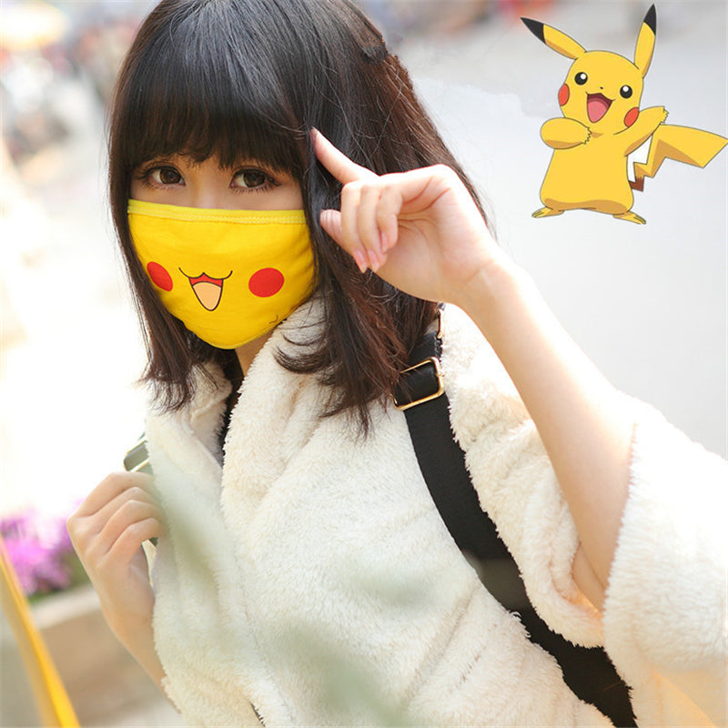 Pokemon Pikachu Gesichtsmaske / Cosplay Baumwolle kaufen