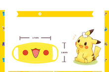 Cargue la imagen en el visor de la galería, compre la mascarilla de Pokemon Pikachu / algodón de cosplay