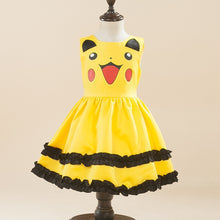 Lade das Bild in den Galerie-Viewer, Pikachu Pokemon Kleid für Kinder kaufen
