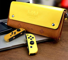 Cargue la imagen en el visor de la galería, compre Funda protectora de cuero Pokemon Pikachu Design para Switch Consolas