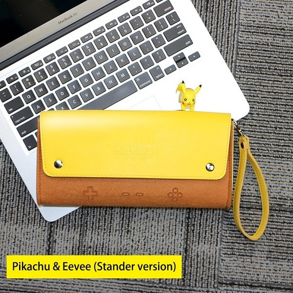Leder Schutztasche Pokemon Pikachu Design für Switch Konsolen kaufen