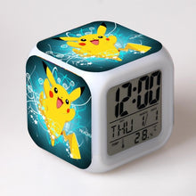 Lade das Bild in den Galerie-Viewer, Pokemon Digital Wecker / Uhr - 7 Farben (19 verschiedene Motive) kaufen
