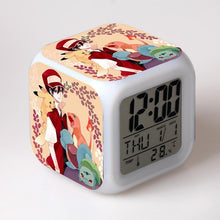 Cargue la imagen en el visor de la galería, compre Pokemon Digital Alarm / Clock - 7 colores (19 diseños diferentes)