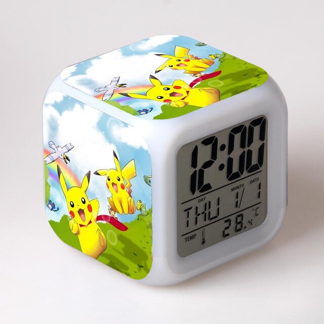 Pokemon Digital Wecker / Uhr - 7 Farben (19 verschiedene Motive) kaufen