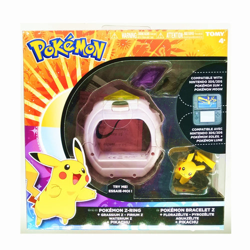 Pokemon Z-Ring Armband mit 2x Kristallen und Pikachu Figur kaufen
